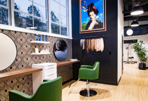 the topper bar at Cura Hair Solutions